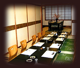 助六寿司の2階座敷です。